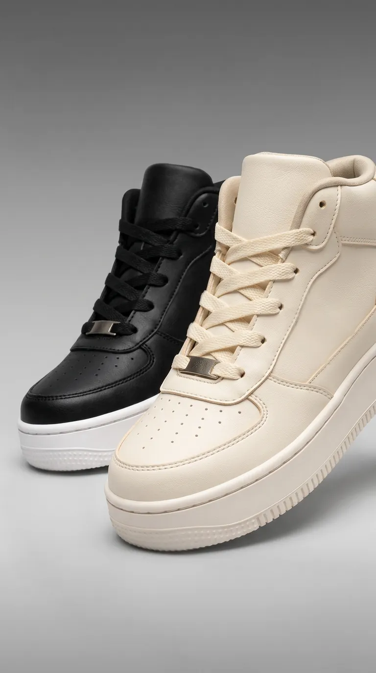 Tenis ALTEVØ negro y blanco juntos